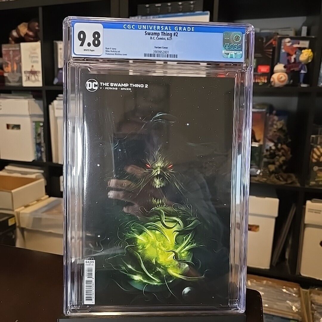 Swamp Thing #2 2021 DC Comics Francesco Mattina Variant Cover CGC 9.8