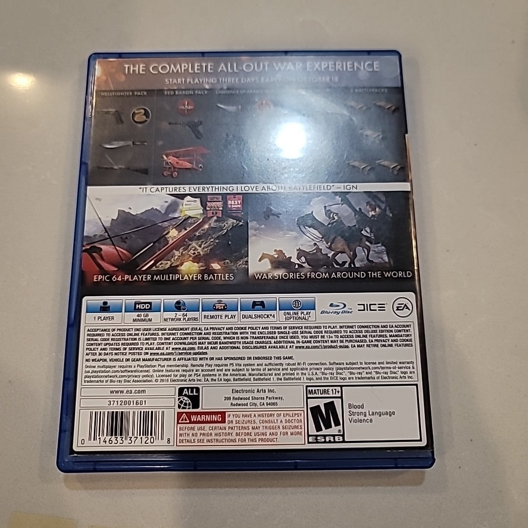 Battlefield 1: Early Enlister Deluxe Edition Sony PlayStation 4, 2016