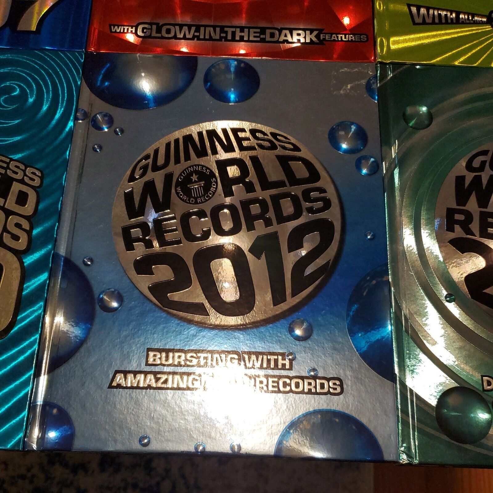 Lot of 6 Guinness World Records Hardcover - 2007, 2008, 2009, 2010, 2012, 2013