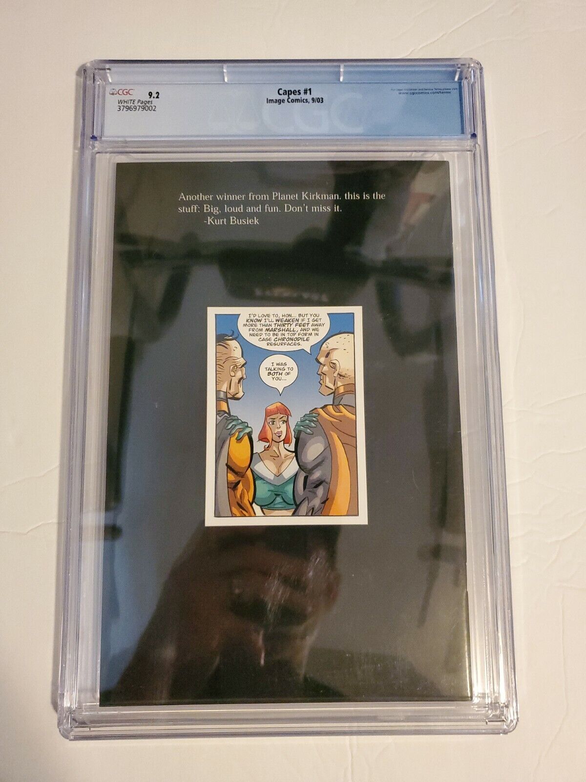 Capes 1 first appearance of The Walking Dead! Cgc 9.2