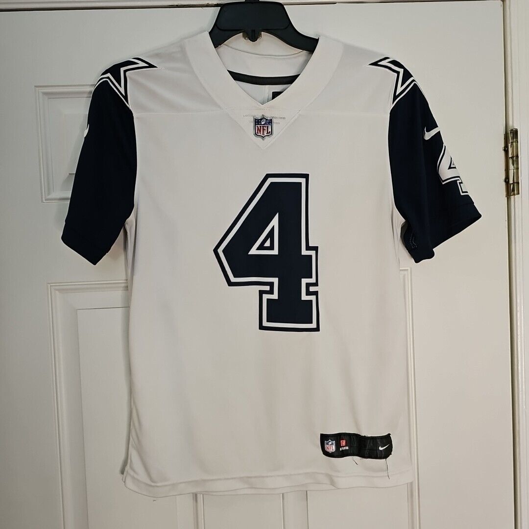 Dak Prescott On Field Jersey, Medium, Unisex, Stitched-In, Nike, Dri-Fit Small