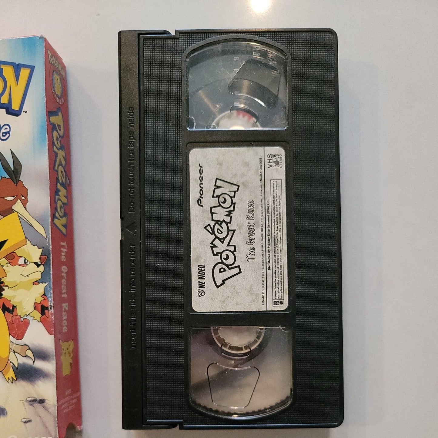 Pokemon Vol. 11: The Great Race (VHS, 1999) SB10