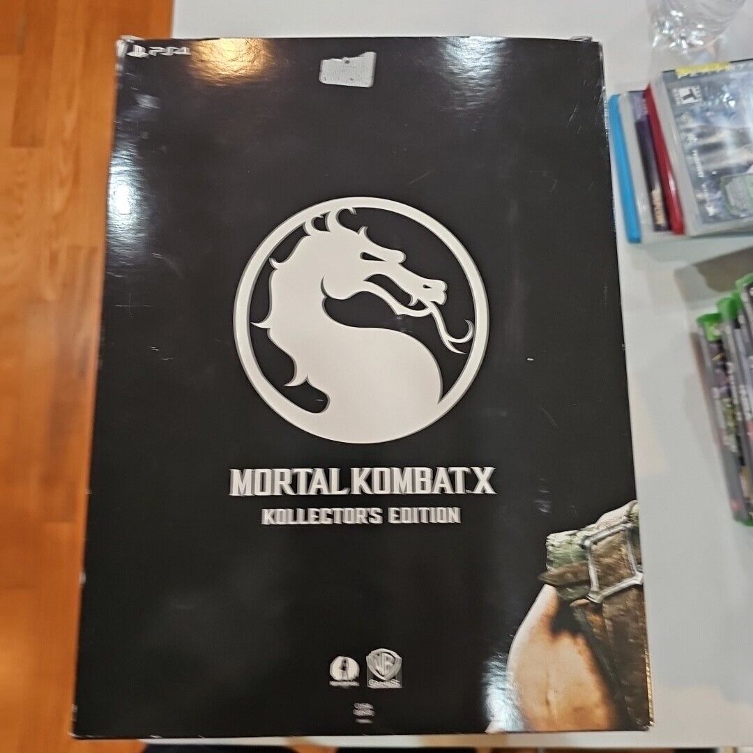 Mortal Kombat X Kollector's Edition - Scorpion Statue PS4 CIB COMPLETE