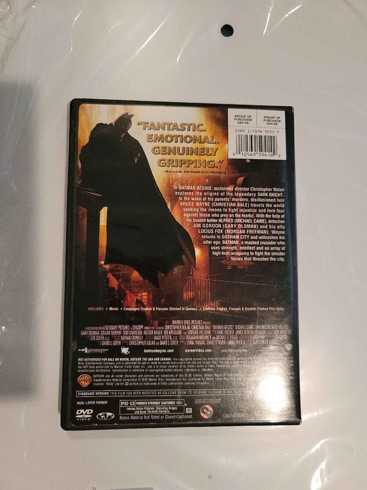 Batman Begins [Full Screen Edition] Good