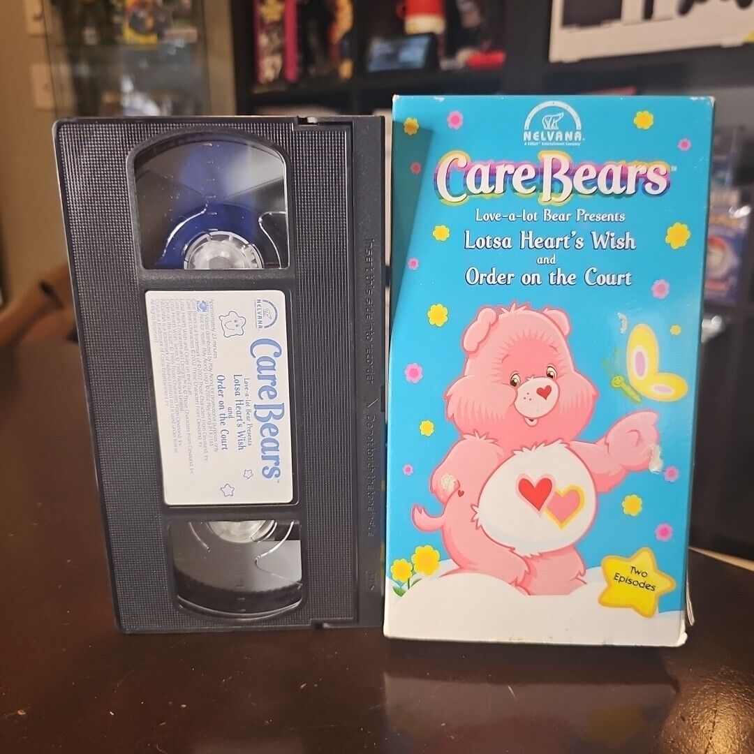 Care Bears VHS 2002 Lotsa Heart's Wish  Order On The Court