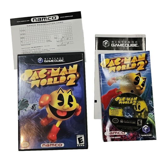 Pac-Man World 2 (Nintendo GameCube) TESTED CIB With Inserts!