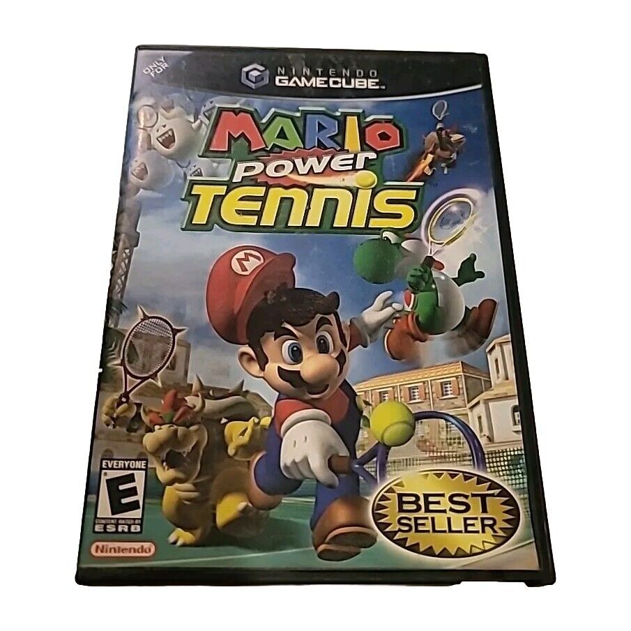 Mario Power Tennis (Nintendo GameCube, 2004) Complete CIB