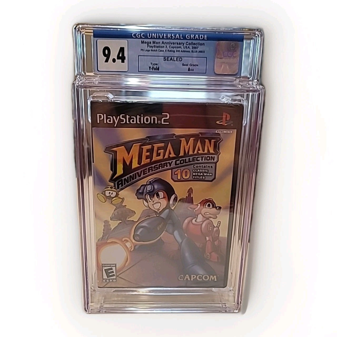 Mega Man Anniversary Collection (Playstation 2, 2007) New Sealed CGC 9.4 A++ 