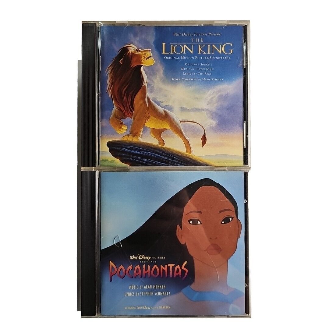 The Lion King: Motion Picture Soundtrack Disney Bundle Pocahontas CD