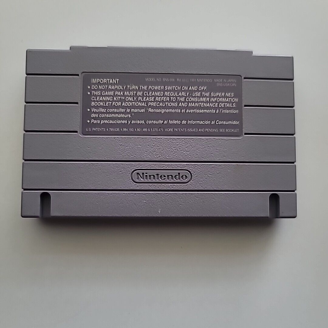 Super Nintendo Lemmings Game Cartridge 1991 **Tested**