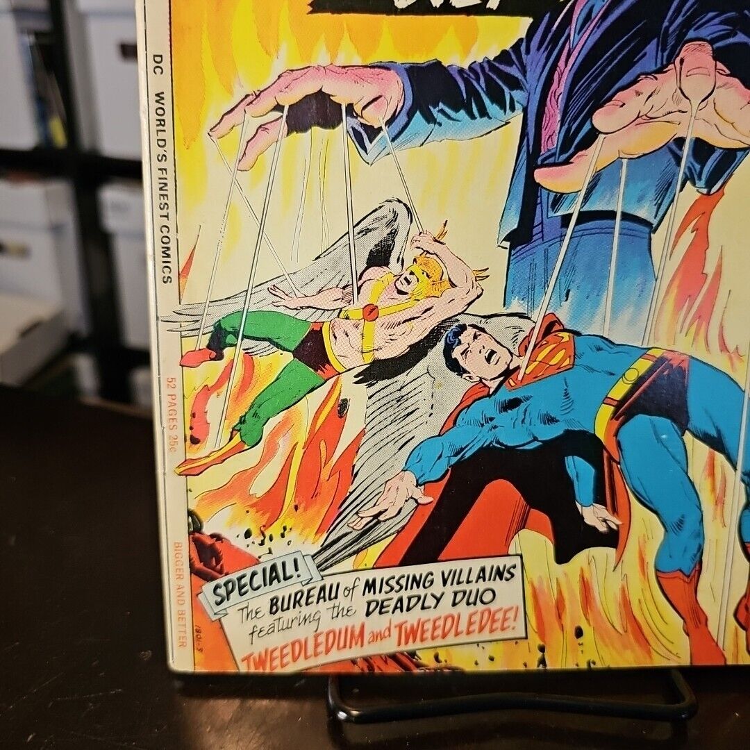 Worlds Finest 209 Dc Comics Superman Hawkman 1972