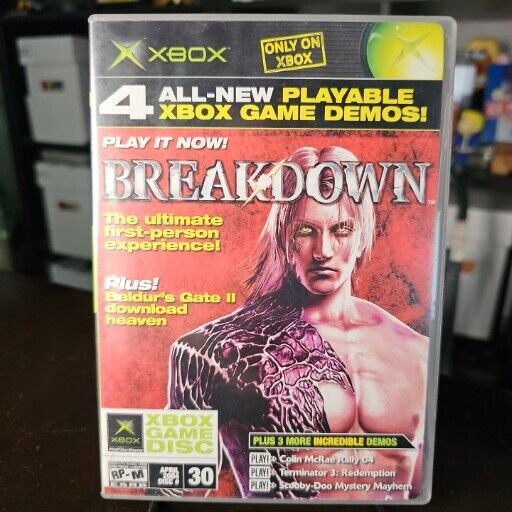 Official Xbox Magazine Demo Disc #30 2004 BREAKDOWN TERMINATOR 3 SCOOBY-DOO