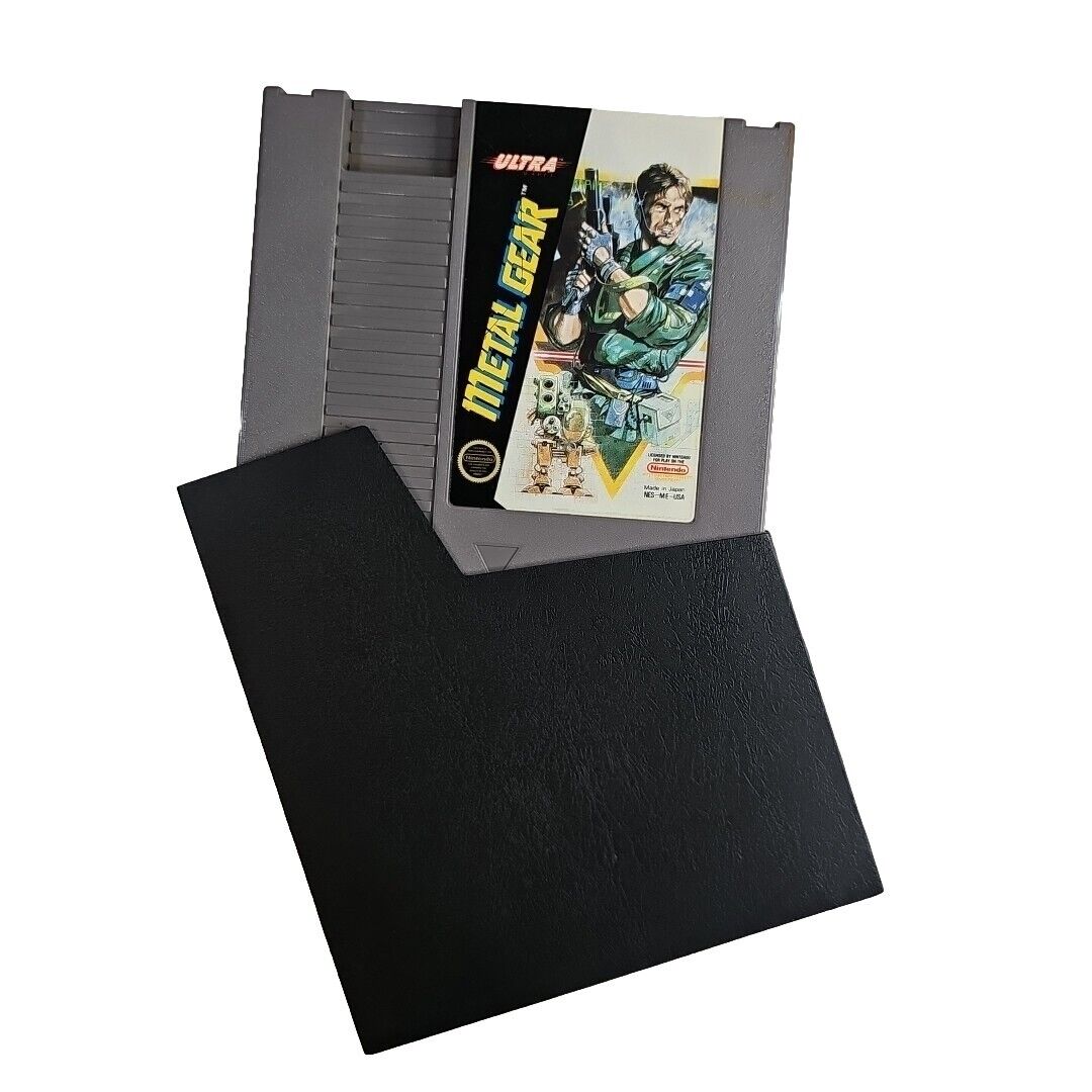 Metal Gear (Nintendo Entertainment System NES, 1988) Tested Working With Sleeve