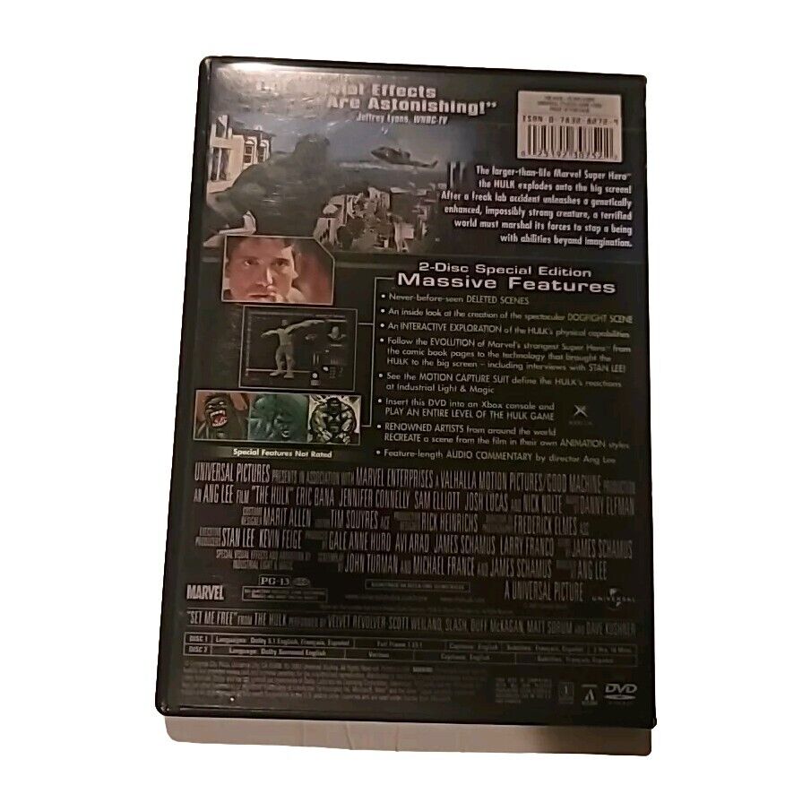 Hulk (2003, 2-Disc Set) Full Frame