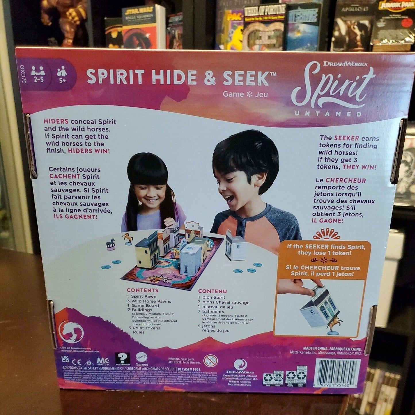 Spirit Untamed Hide and Seek Game Brand New                       