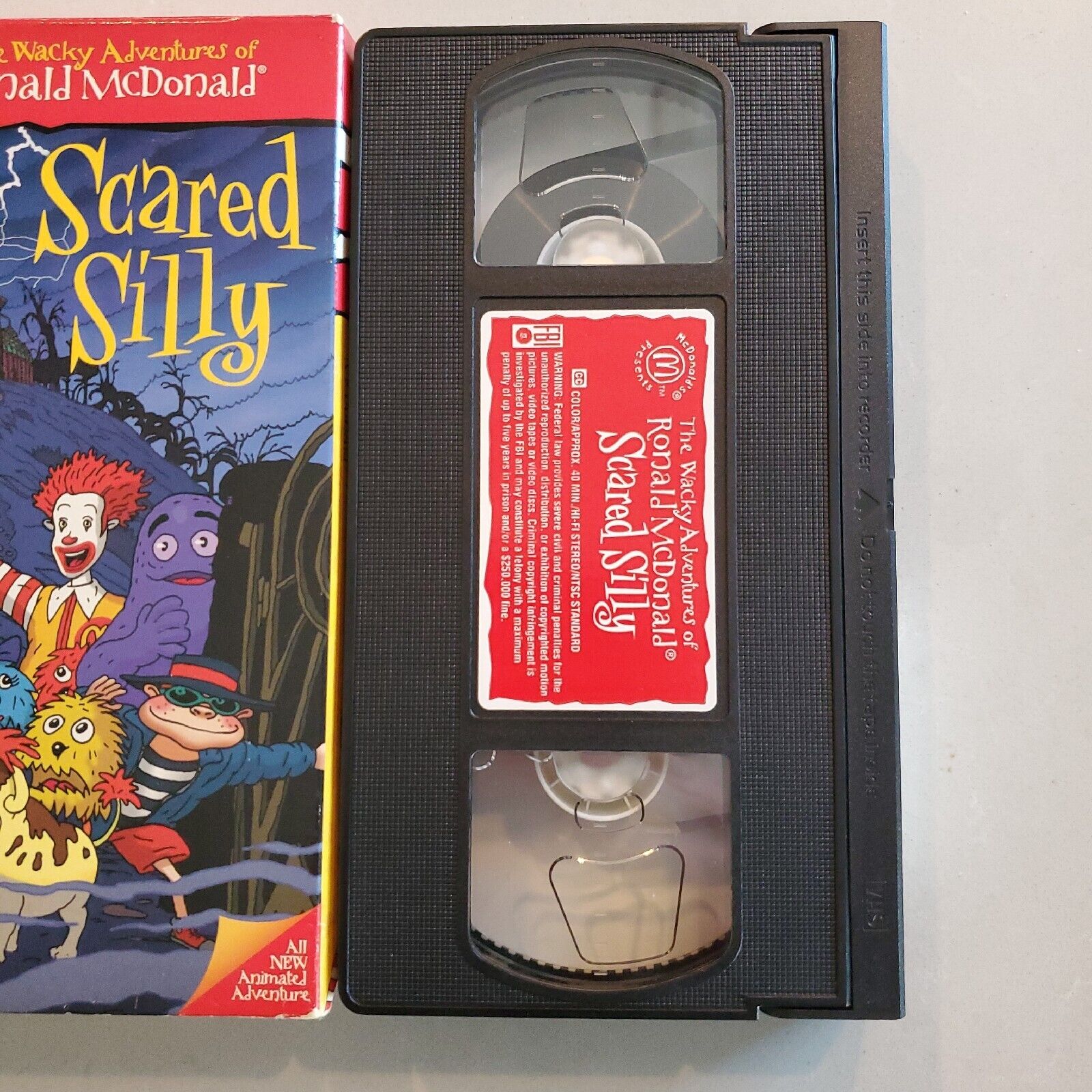  The Wacky Adventures of Ronald McDonald : SCARED SILLY (VHS 1998) 