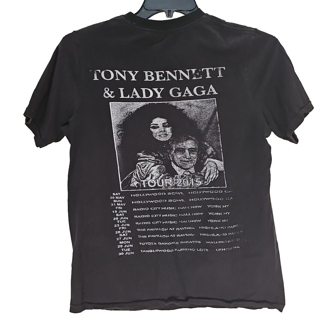 Lady Gaga Tony Bennett 2015 Unisex Graphic Concert T-Shirt Top Small