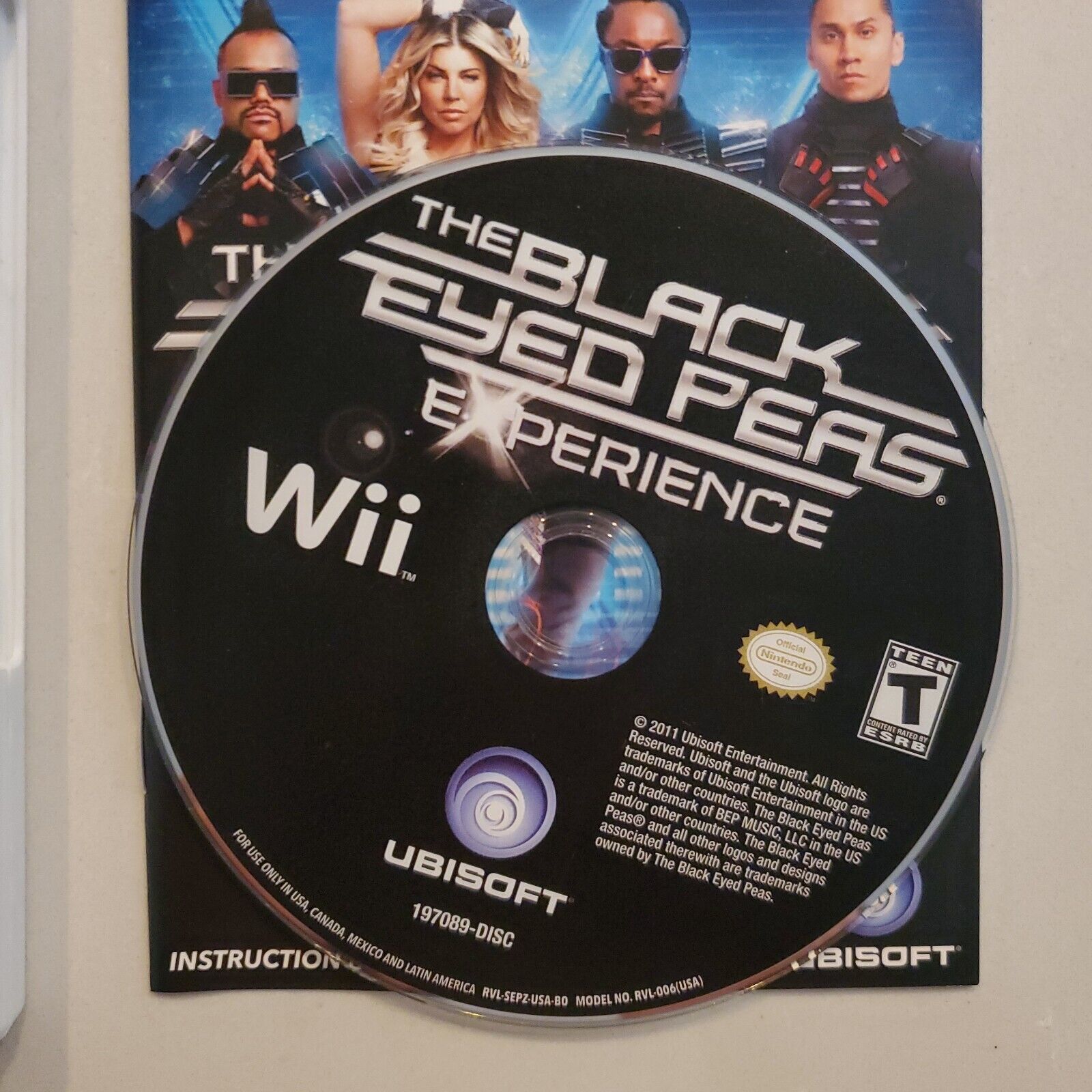 Black Eyed Peas Experience Nintendo Wii CIB Tested And Working!