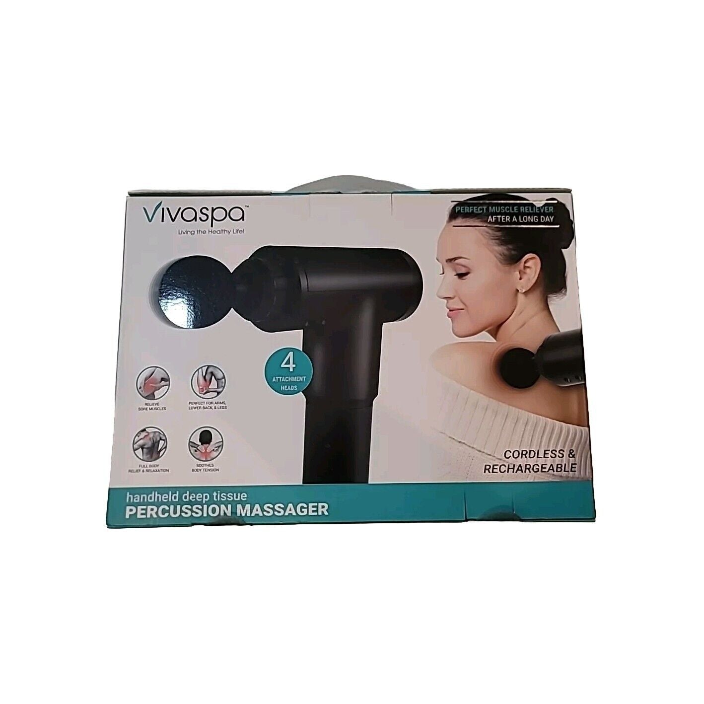 VIVASPA Handheld Deep Tissue Percussion Massager