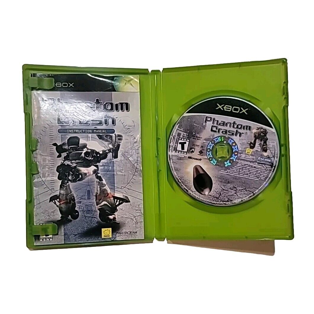 Phantom Crash (Microsoft Xbox, 2002) w/Manual 