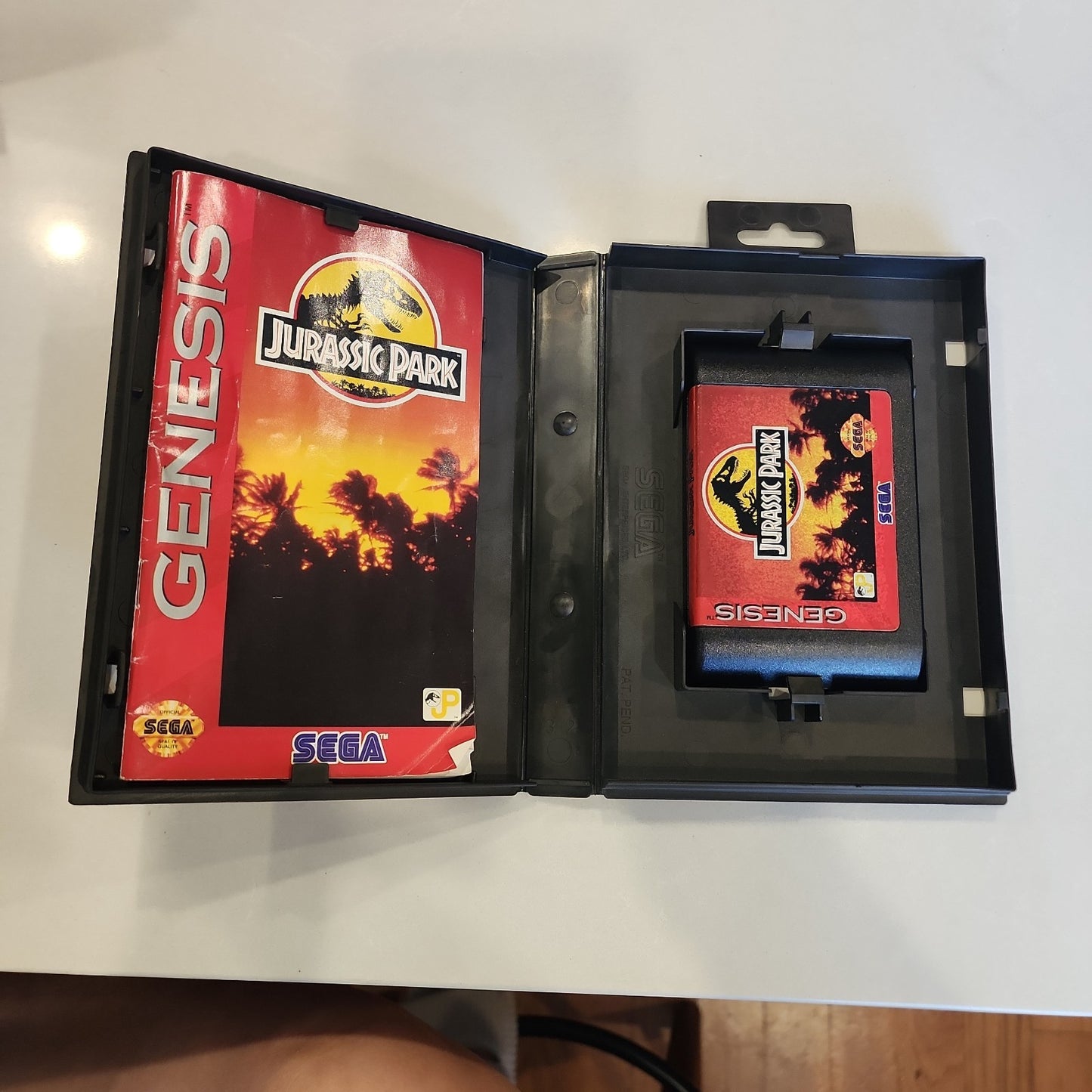 SEGA Jurassic Park Sega Genesis Complete in Case w/ Manual Action & Adventure GA