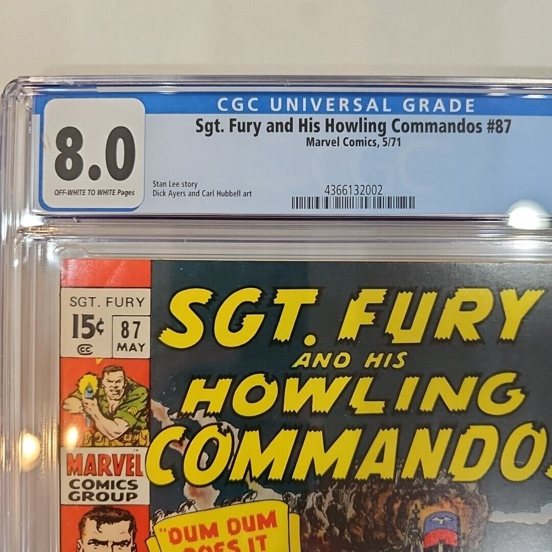 Sgt. Fury & His Howling Commandos #87 CGC 8.0