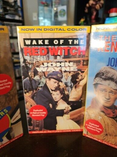 7 John Wayne VCR VHS Tapes - New Sealed Brand NEW