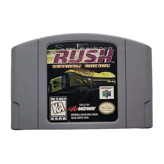 San Francisco Rush Extreme Racing Nintendo 64 N64 Authentic Video Game Tested