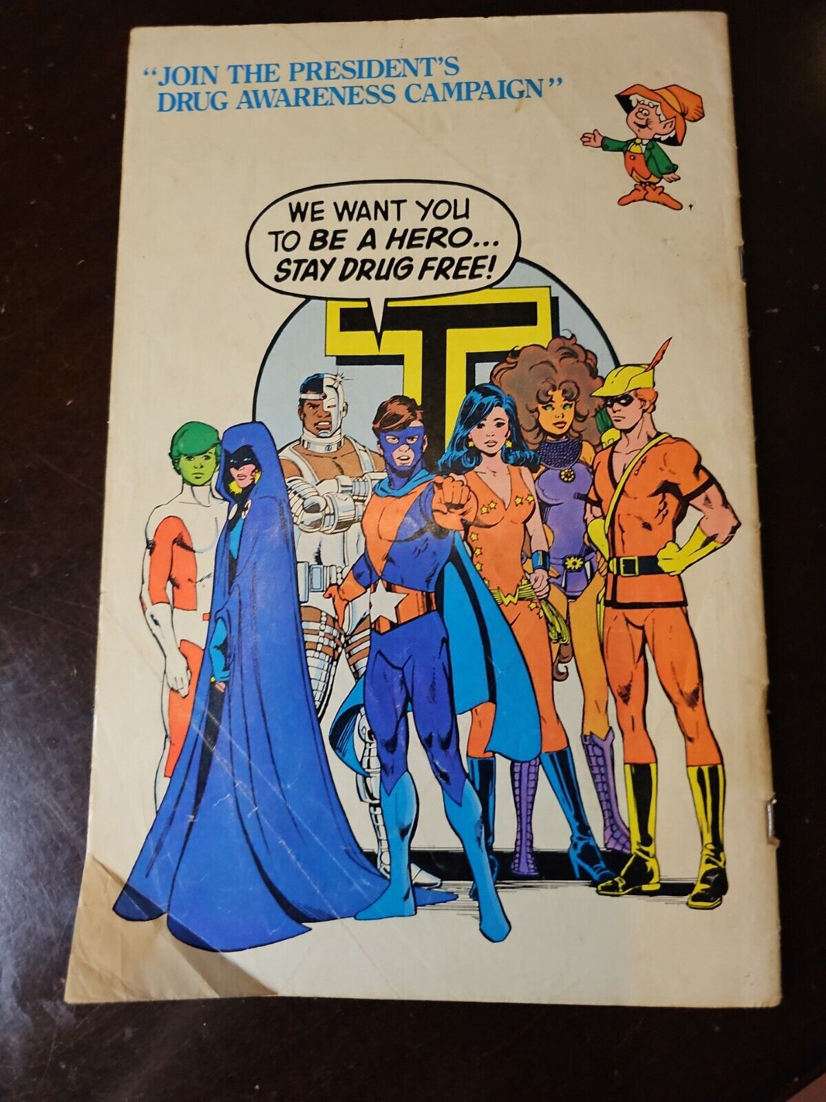 The New Teen Titans (1983) Keebler Company Drug Awareness Comic Low Grade