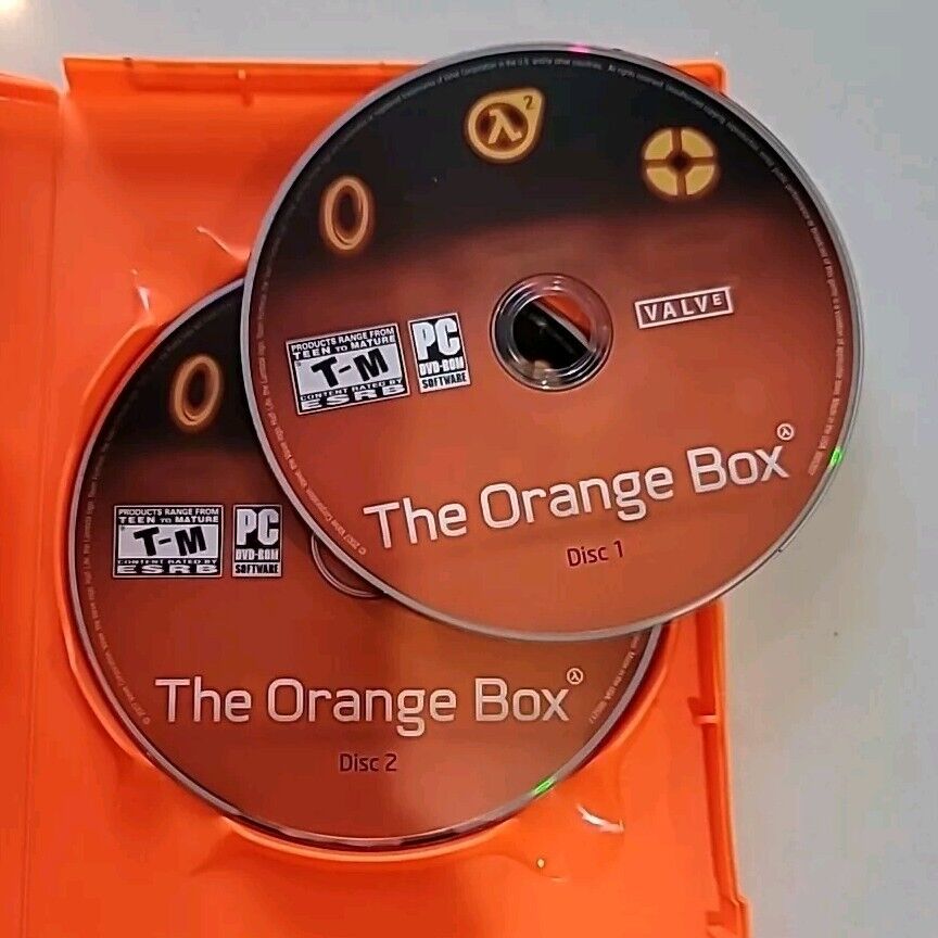 THE ORANGE BOX PC DVD WIN HALF LIFE 2 TEAM EPISODE TWO FORTRESS 2 PORTAL STEAM