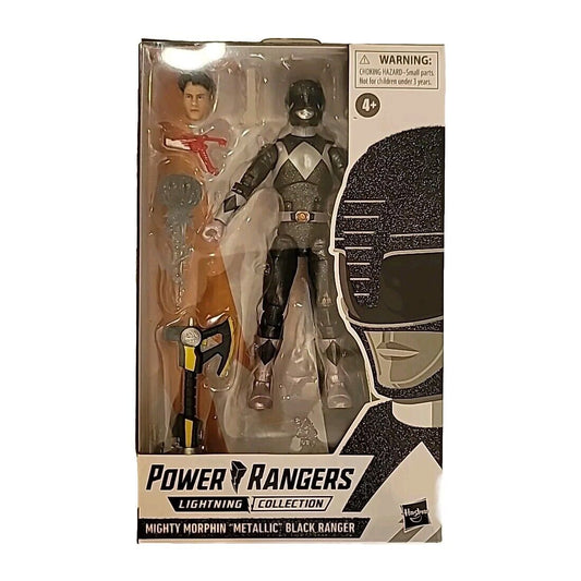 Hasbro Power Rangers Lightning Collection - Mighty Morphin Metallic Black Ranger