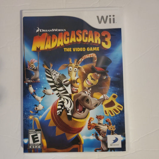 Madagascar 3 The videogame Nintendo Wii CIB