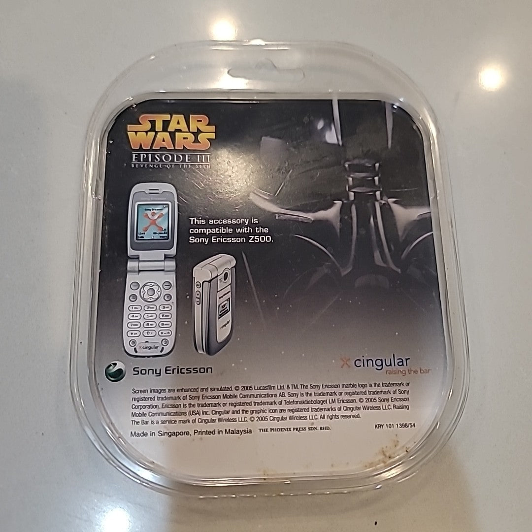 Sony Ericsson Z500 Trilogy Faceplate Star Wars Episode 3 Revenge Of The Sith