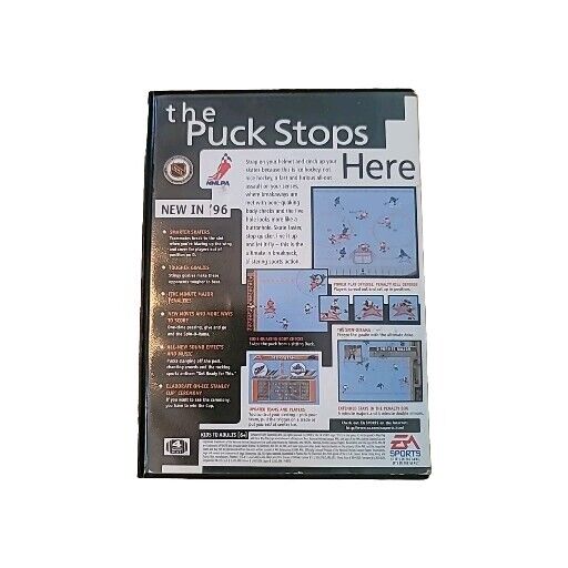 NHL 96 Sega Genesis- No Manual 