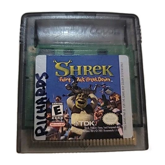 Shrek: Fairy Tale FreakDown (Nintendo Game Boy Color, 2001) Tested