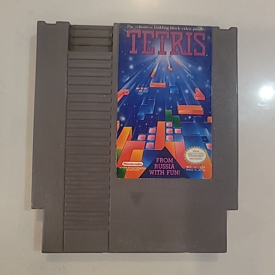 TETRIS (Nintendo NES) Authentic With Manual Tested Cleaned!