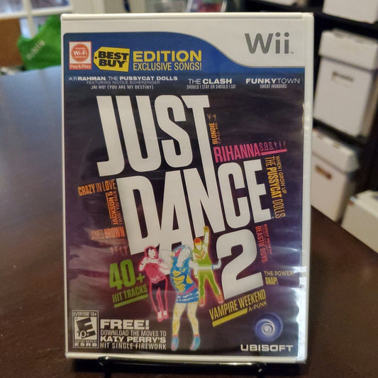 Just Dance 2 Nintendo Wii Brand New Sealed Best Buy Edition