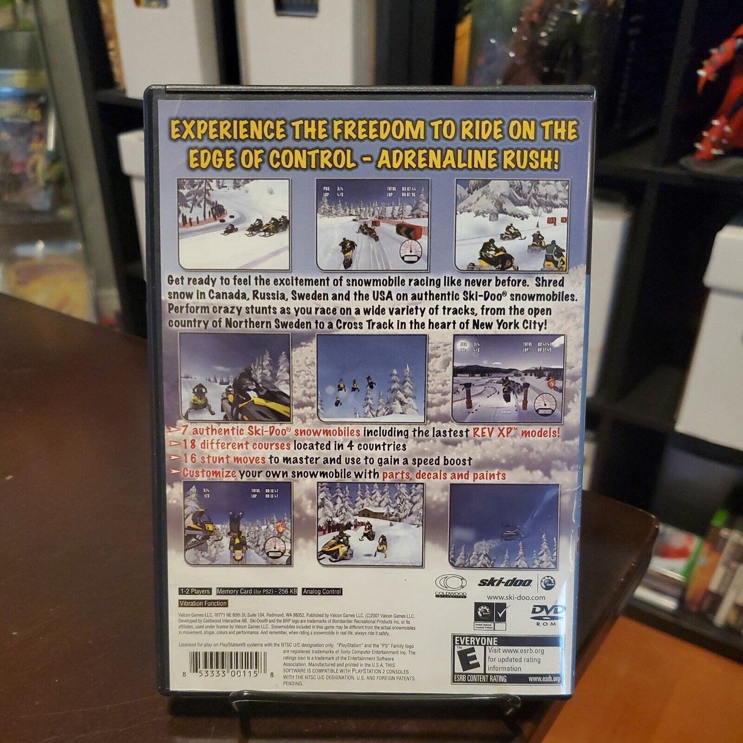 PlayStation 2 Ski-Doo Snow X Racing Video Game PS2 SnowXRacing