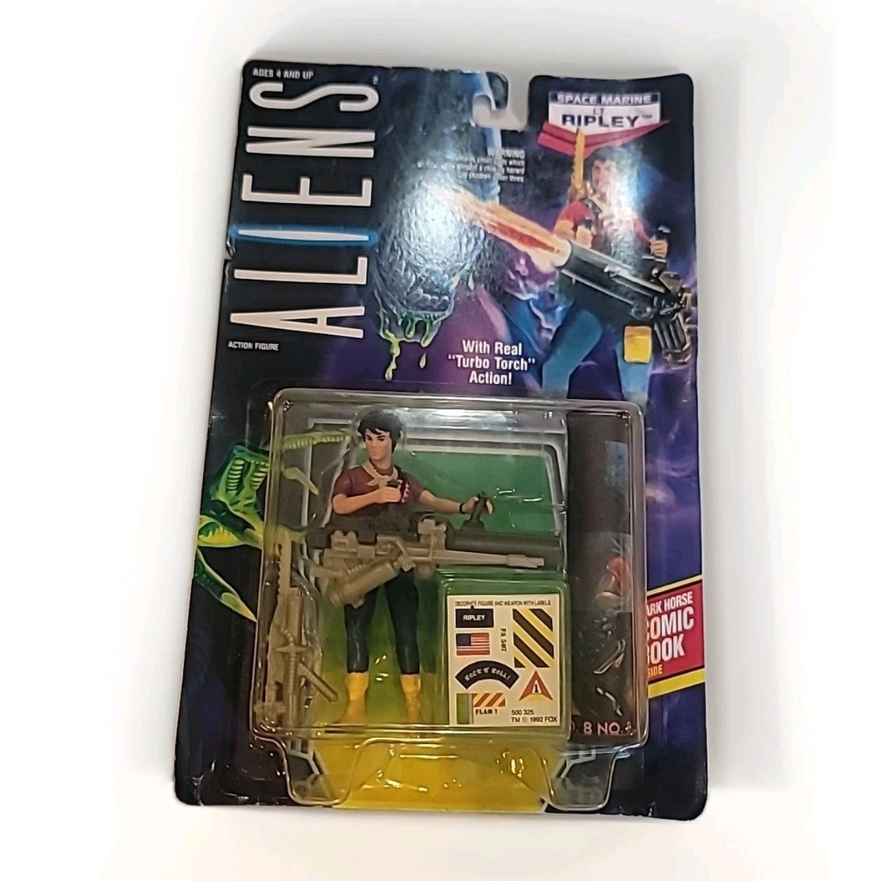 Kenner Aliens Space Marine Lt. Ripley Action Figure 5" New Sealed, Vintage 1992