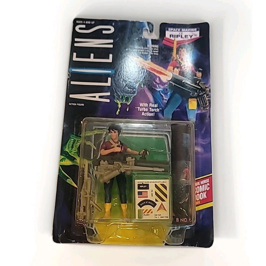Kenner Aliens Space Marine Lt. Ripley Action Figure 5" New Sealed, Vintage 1992