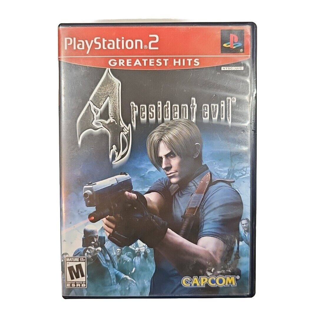 Resident Evil 4 PS2 PlayStation 2 Greatest Hits Complete W/ Manual CIB Tested