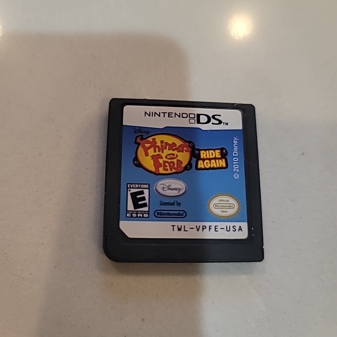 Phineas and Ferb: Ride Again (Nintendo DS, 2010) 3DS CART ONLY