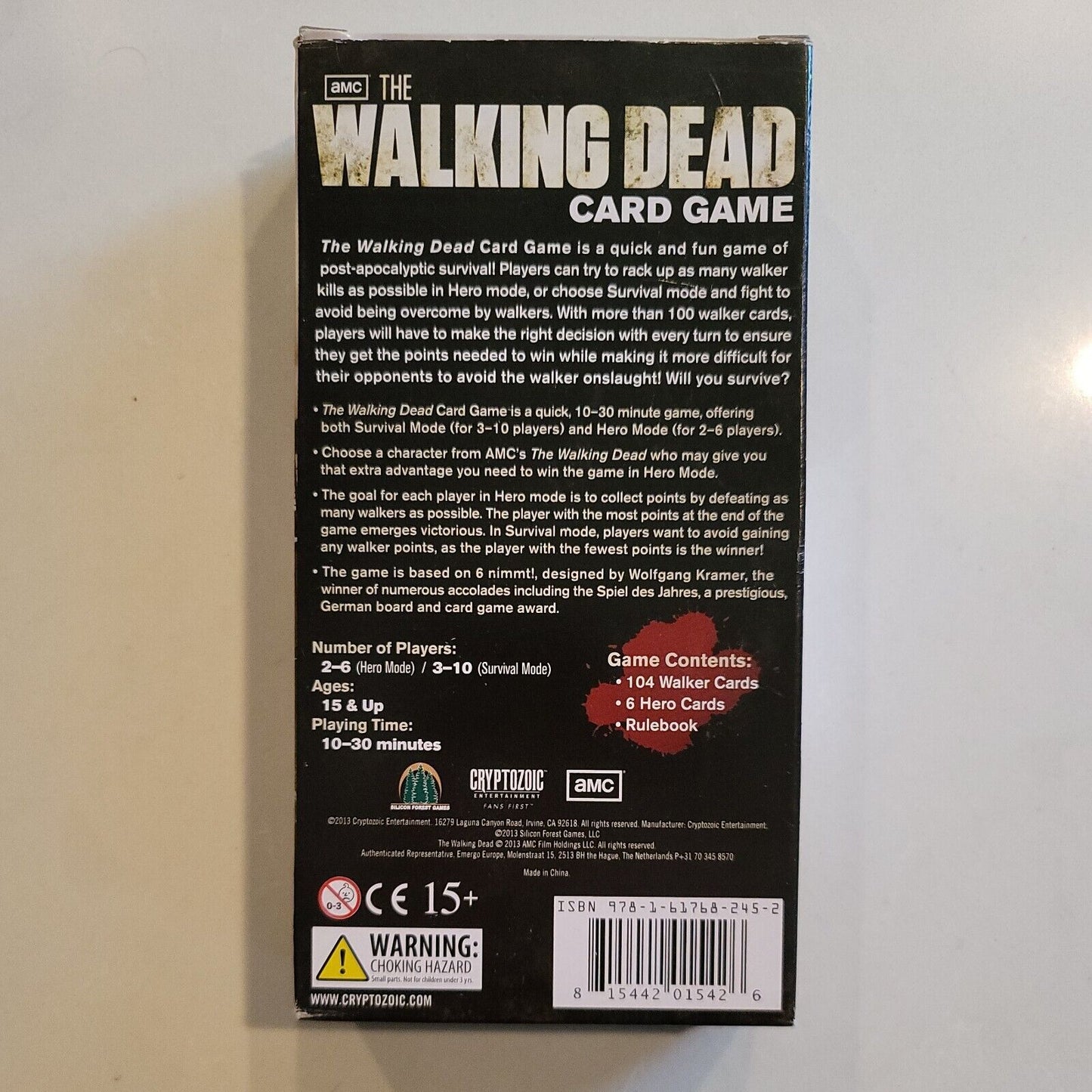 Cryptozoic Cardgame Walking Dead Card Game VG L1