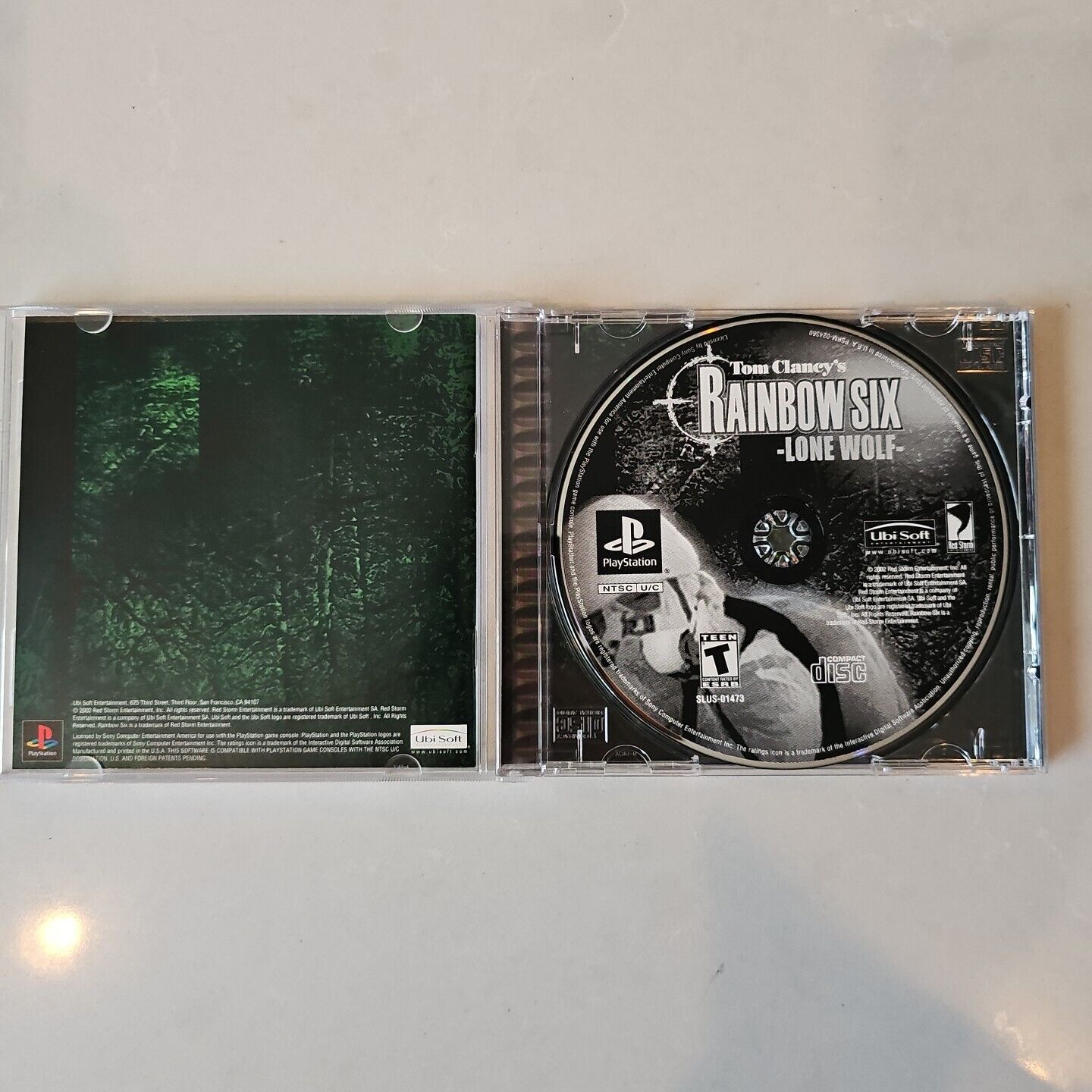 Tom Clancy's Rainbow Six: Lone Wolf Sony PlayStation 1 PS1 2002 Tested