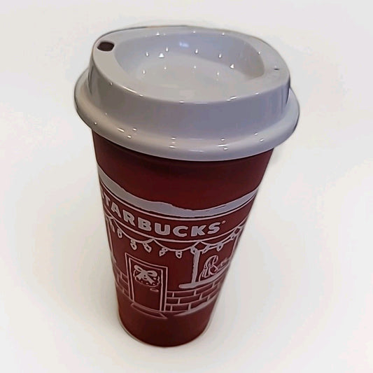 2025 Starbucks Reusable 16 Oz Red Holiday Cup (Limited Edition)