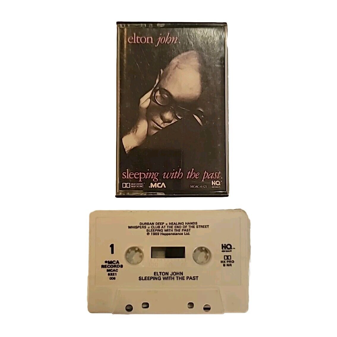 Elton John: Sleeping With The Past (Cassette Tape, 1989, MCA Records) Tested