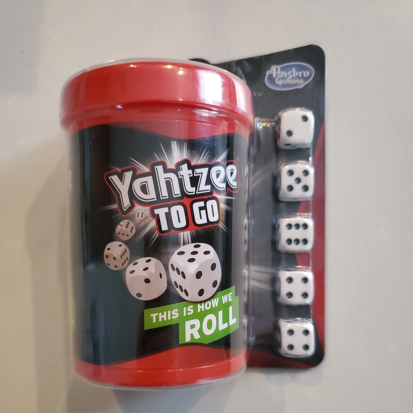 YAHTZEE TO GO Travel Game by Hasbro Gaming - NEW & SEALED Shake and Score