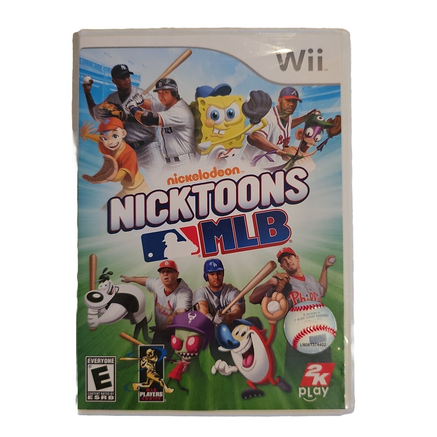 Nickelodeon Nicktoons MLB - Nintendo Wii W/ Instruction Booklet