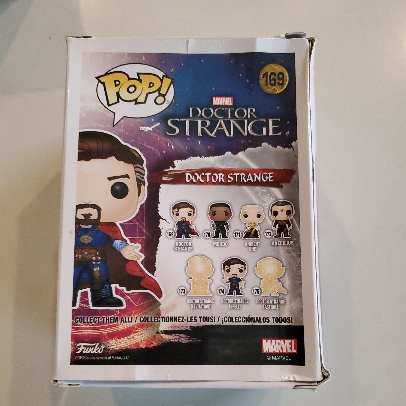 FUNKO POP! MARVEL: Dr. Strange - Dr. Strange [New Toy] Vinyl Figure Box Dents