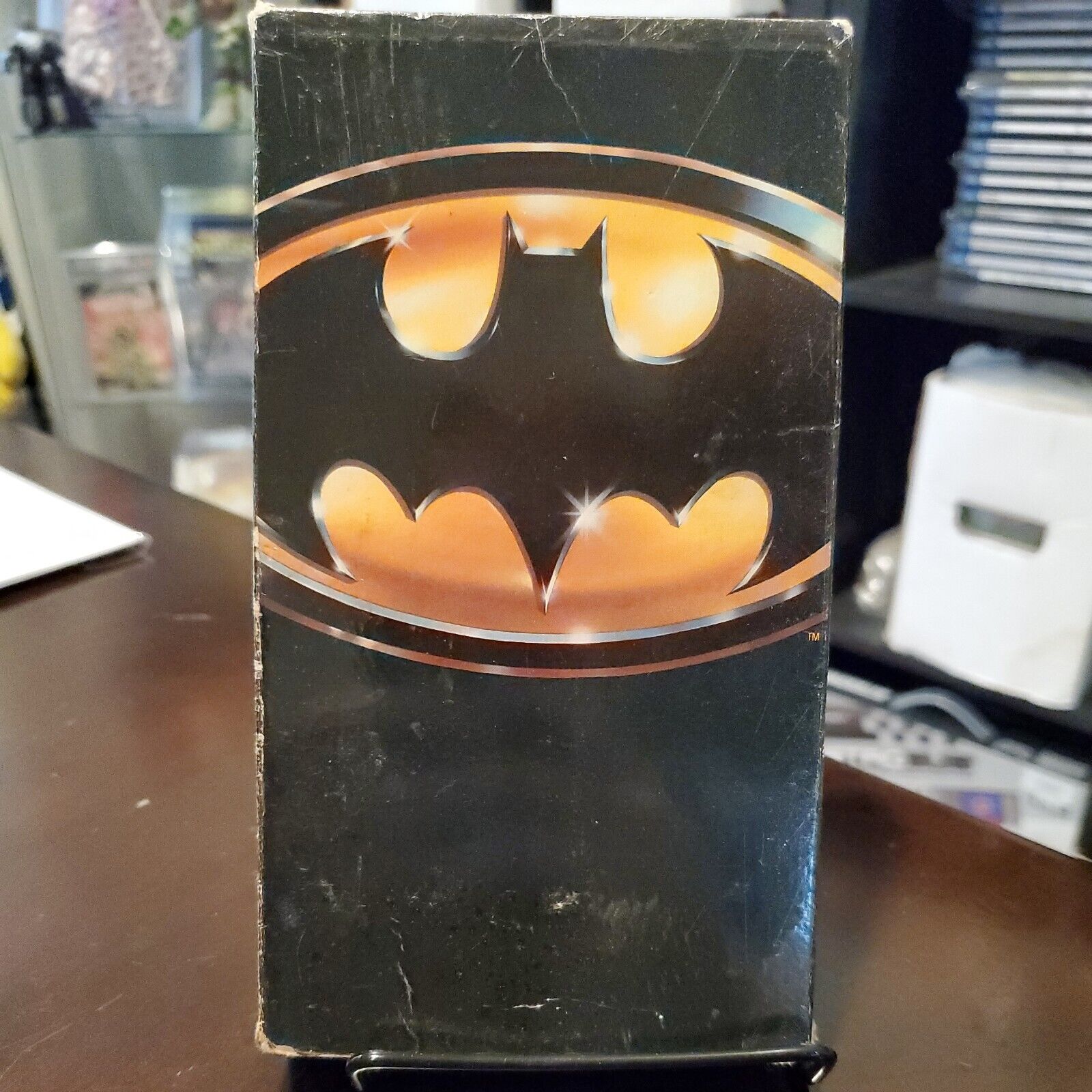 1989 Batman VHS Video Cassette Tape Nicholson, Keaton Action DC Comics 